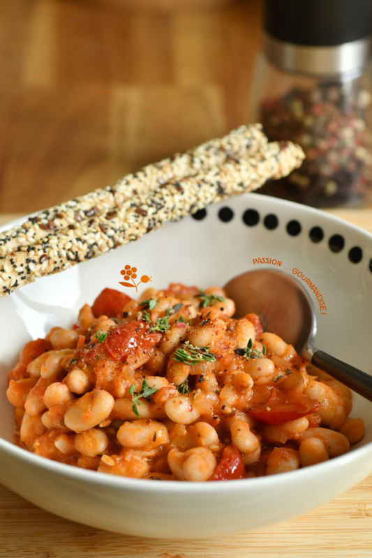 Haricots blancs, tomate, citron confit & herbes_2