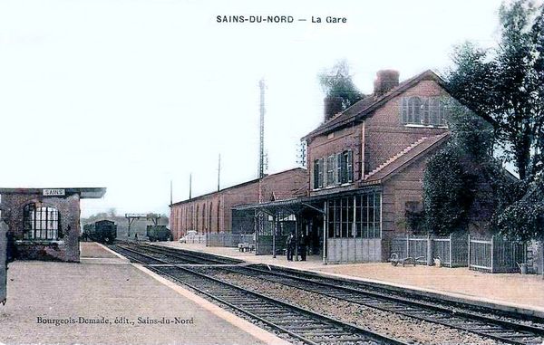 SAINS DU NORD-La Gare1