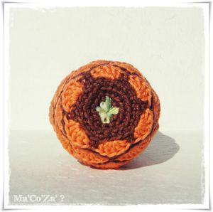 ananas pineapple au crochet dessous