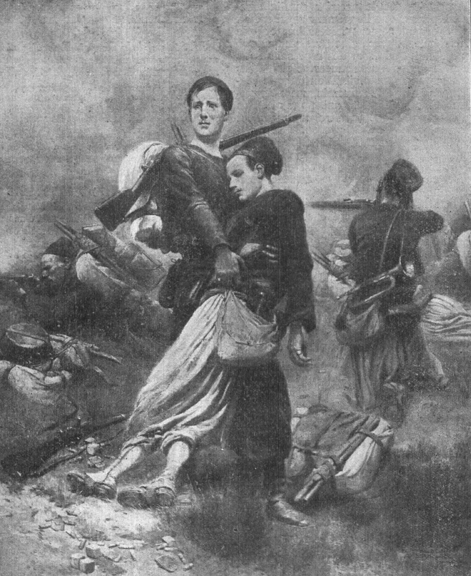Detaille, Paul et André Déroulède à Sedan (1912).