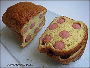 Cake-hot-dog---la-moutarde---la-bi-re