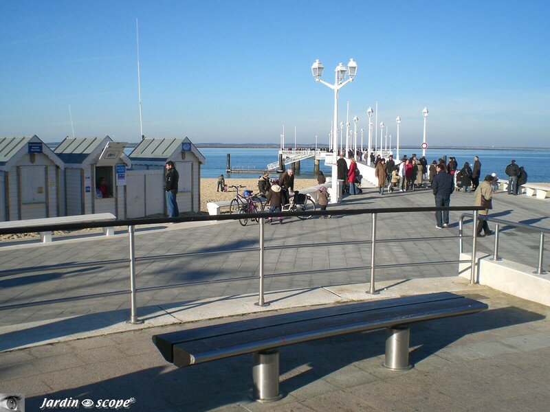 Banc de la Jetée Thiers en Arcachon