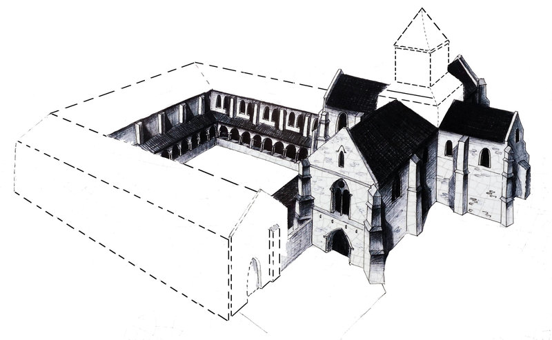 Abbaye des Châteliers ND de Ré plan 2