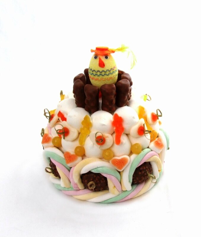 gateau bonbon oeuf paques