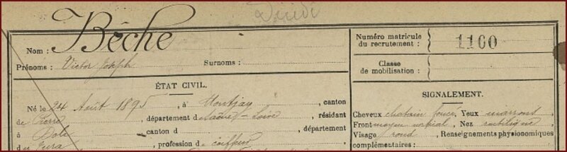 BECHE Victor Joseph