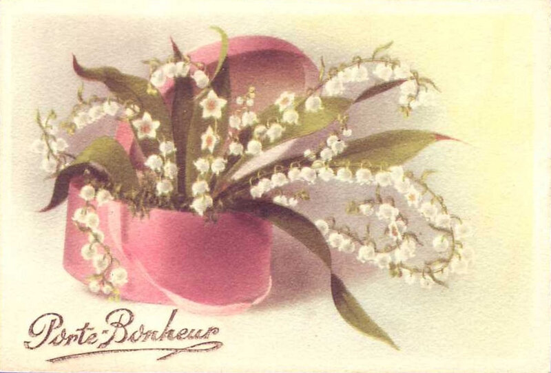 CPA Boîte & muguet