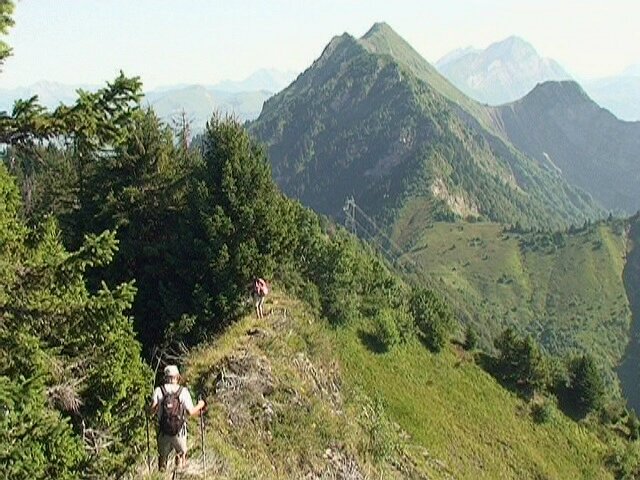 parcours de la crête