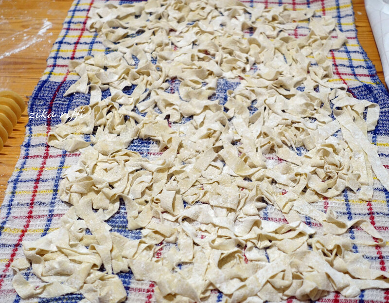fettuccine fraiches à la semoule