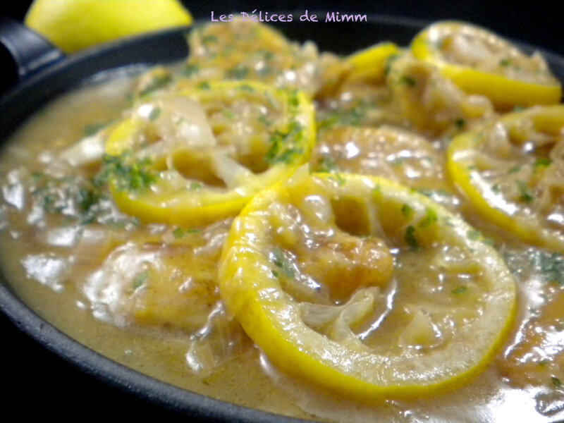Aiguillettes de poulet au citron 2