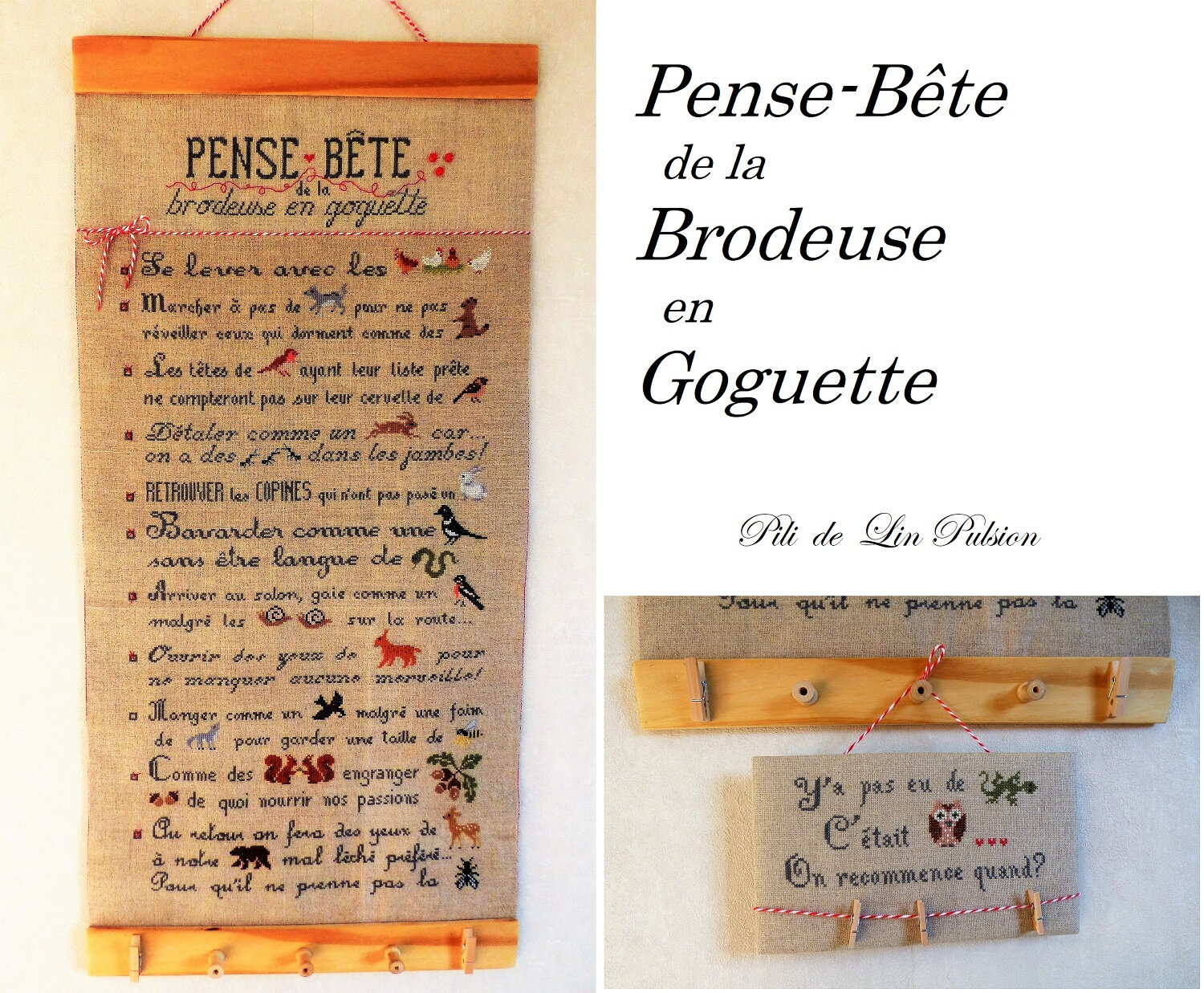 Pense-Bête de la Brodeuse en Goguette