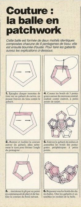 Tuto balle pentagone