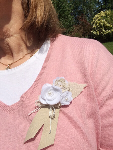 Broche Fleurs 1Coté Passion