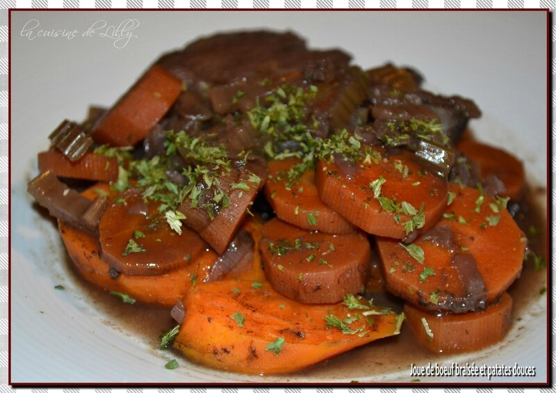 joue de boeuf braisée et patates douces