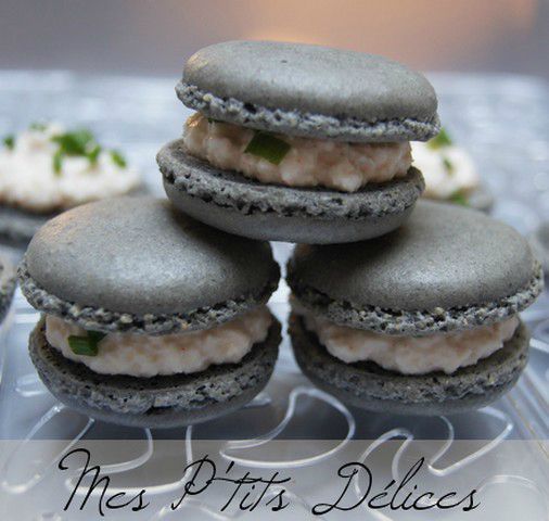Macarons aux rillettes de crabe recettes Macarons aux rillettes de crabe