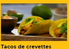 Prépare des « Tacos aux crevettes » avec l’aide de Veedz