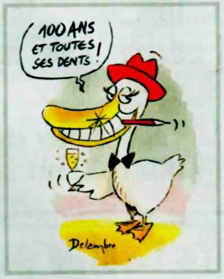 Canard toutes ses dents