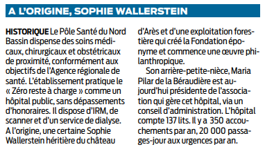 2018 08 24 SO Historique hôpital d'arès