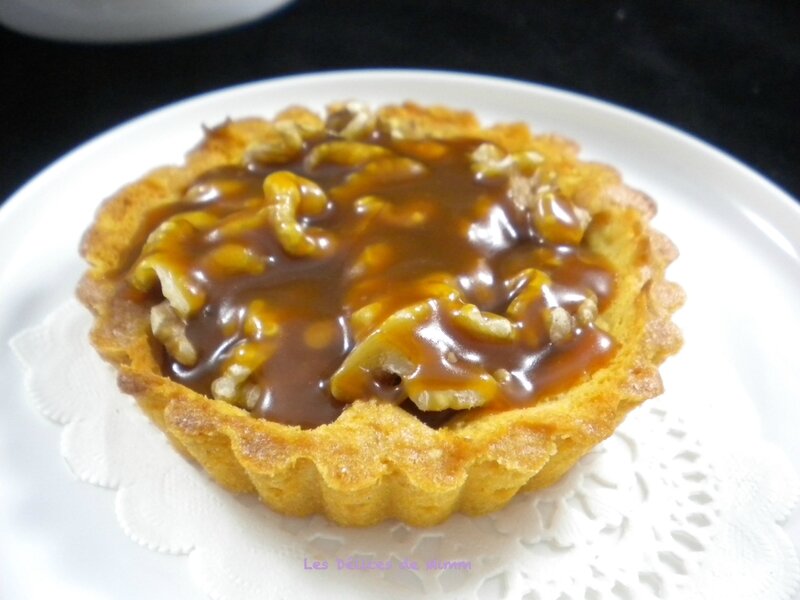 Tartelettes aux noix et au caramel 4