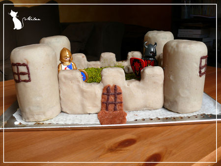 Le gâteau château fort recettes enfants recettes dessert Le gâteau château fort
