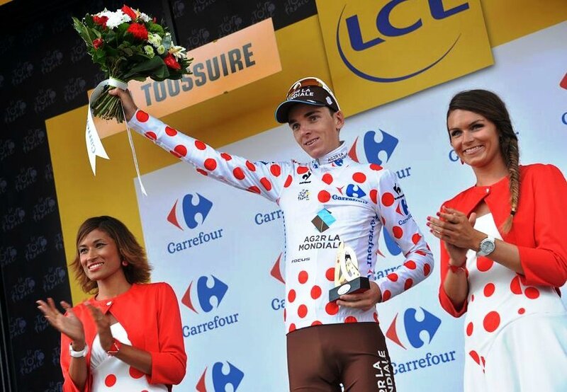 Photo Le Tour Romain Bardet Maillot à pois 18ème étape