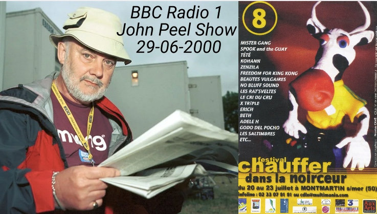 John Peel_John Peel Show_Glastonbury_festival_Glastonbury festival_Chauffer dans la Noirceur_CDLN_2000_poster_François Groualle