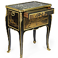 Importante Table à écrire. Estampille de Joseph Baumhauer. Epoque Louis XV, vers <b>1765</b>-<b>1770</b>