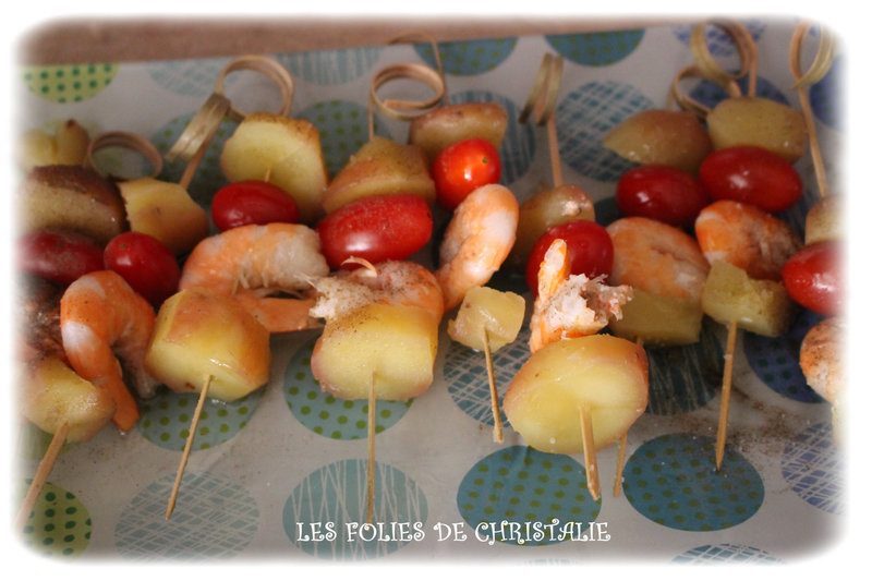 Brochettes crevettes pdt 1