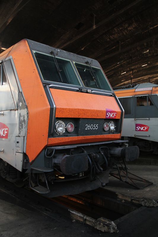 BB 26055 sous la Rotonde de Villeneuve St Georges