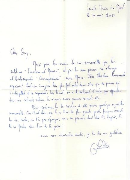 Lettre Gilles