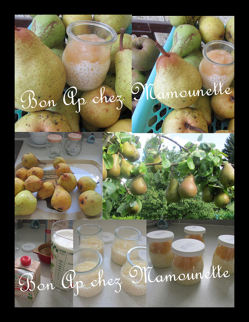 perles du Japon confiture poire verger Mamounette