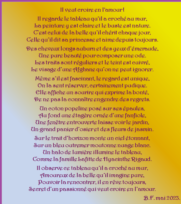 Il veut croire en l'amour ! m32
