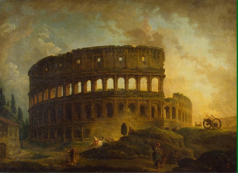 Colosseum_Hubert_Robert_oil_painting_1