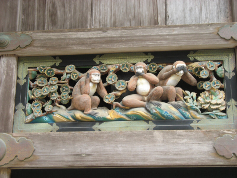 Jour 15 - 096 - Nikko - Sanctuaire Tosho-Gu - 3 petits singes