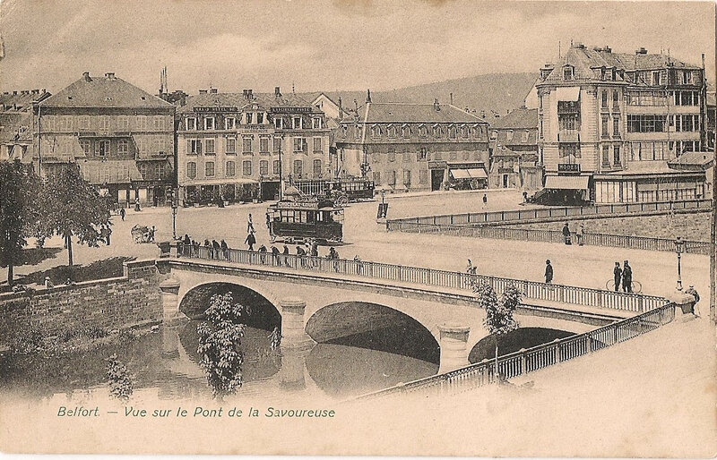 Belfort CPA Pont Carnot Fbg Ancêtres 1903-04