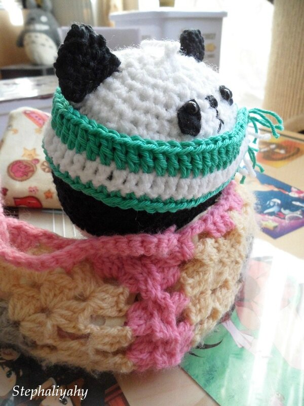 Petit panda crochet - 2