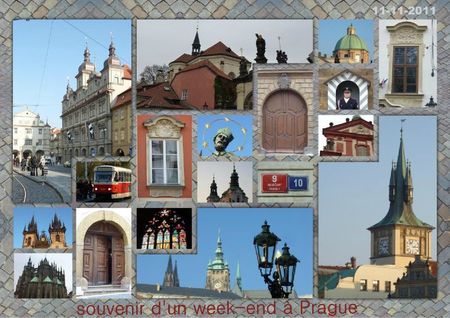 carte postale Prague