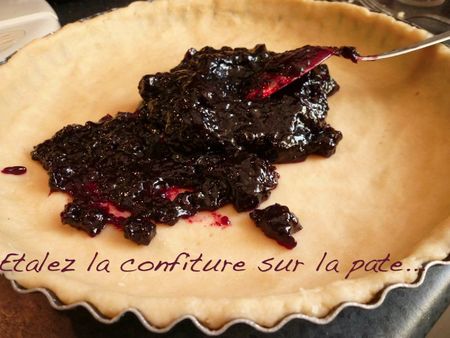 tarte amandine au cassis 2