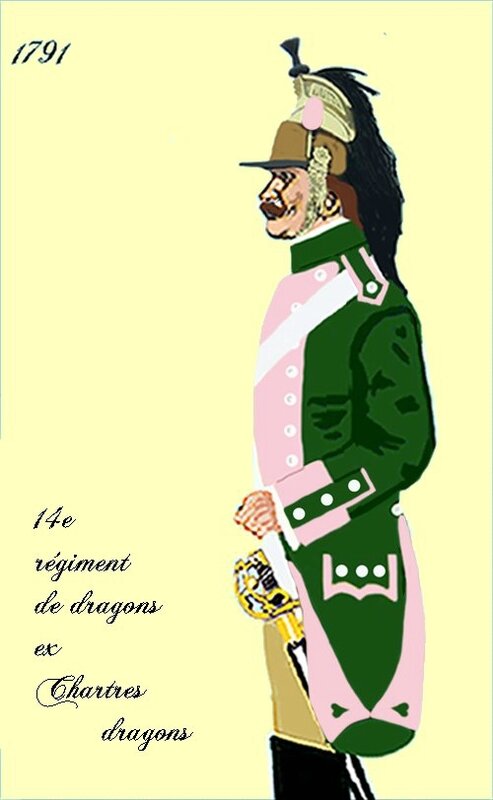 Chartres Dragon après 1791