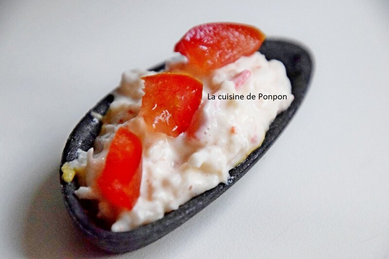 pàg coquille noir ecornet tomate sla surimi crabe (8)