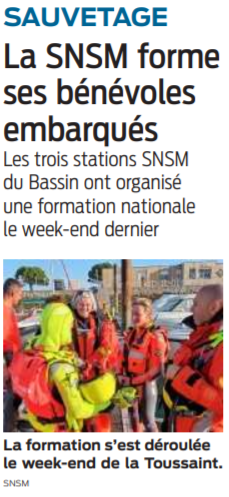 2021 11 05 SO Sauvetage la SNSM forme ses bénévoles embarqués