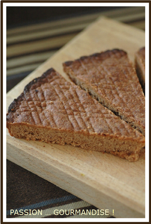 Galette au praliné façon broyé