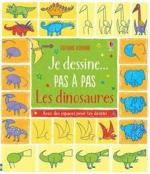 Je dessine pas à pas les dinosaures couv