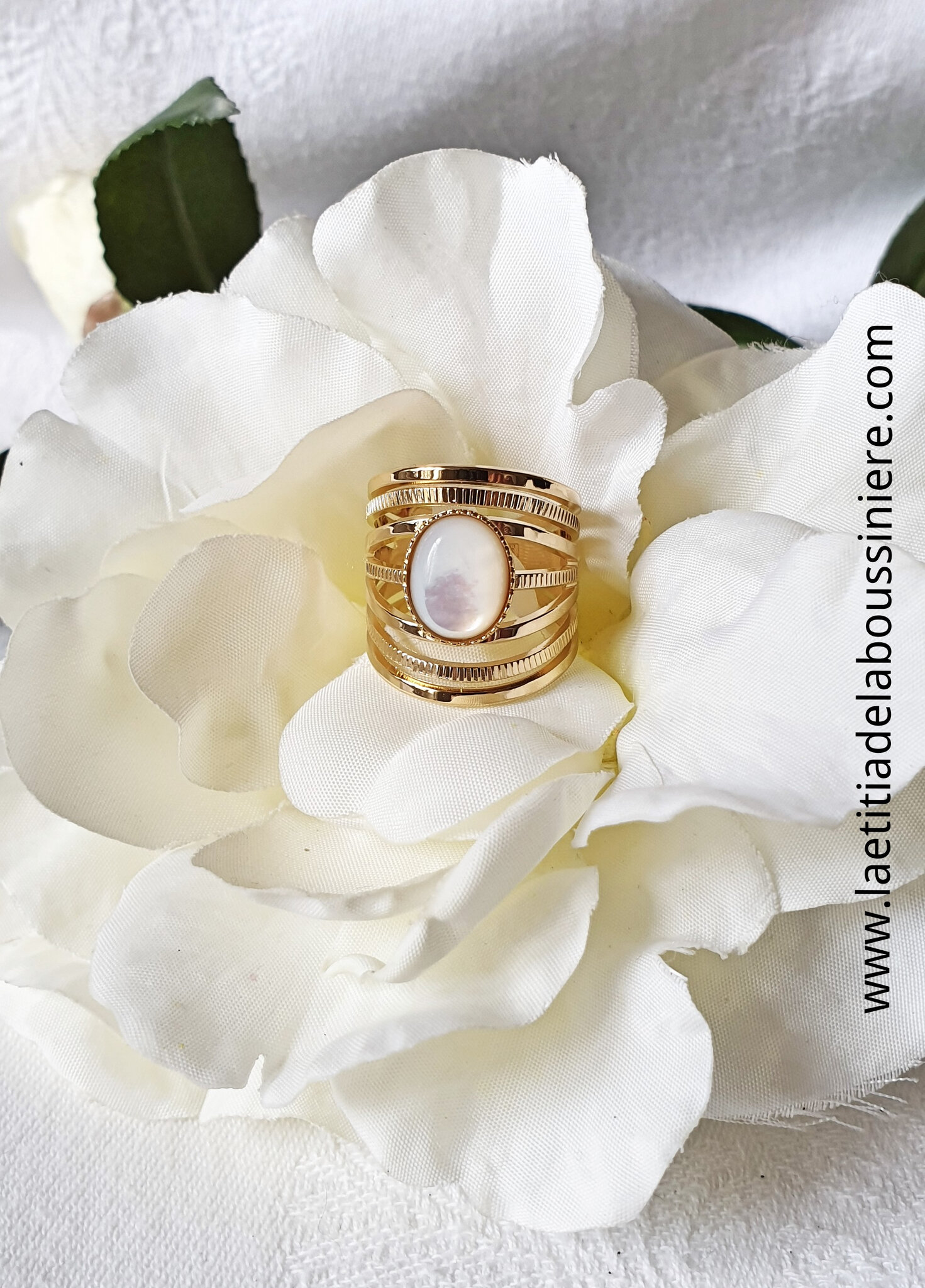 Bague Multianneaux (blanc) - 78 €