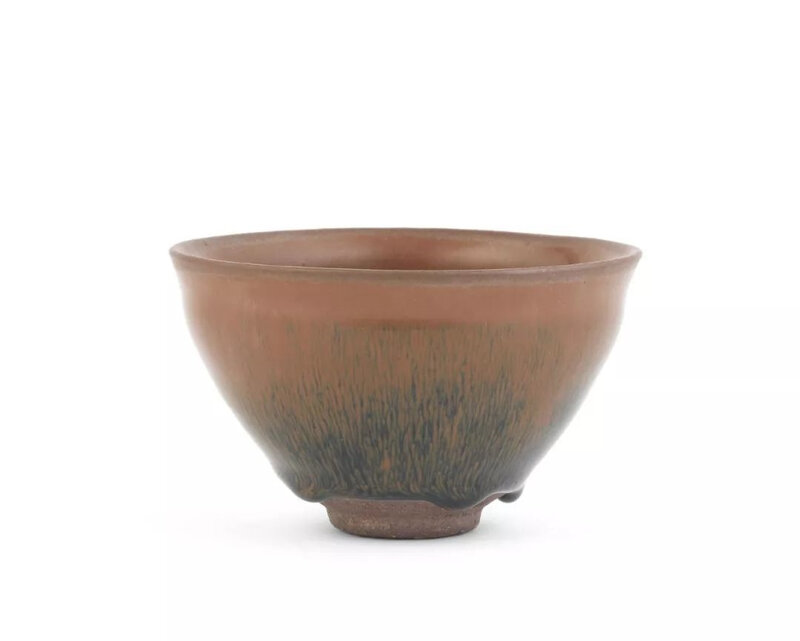 A Jianyao 'Hare's fur' 'Imperial tribute' tea bowl, Gong Yu mark, Song Dynasty