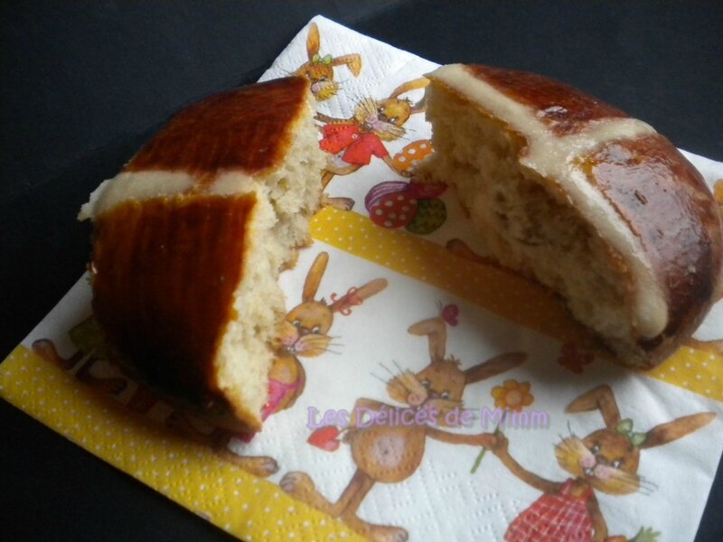 Hot cross buns (petites brioches de Pâques) 5