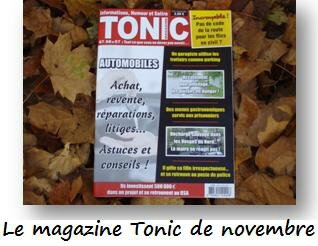 Magazine Tonic novembre 2013