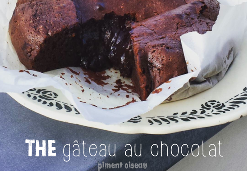 the gateau au chocolat