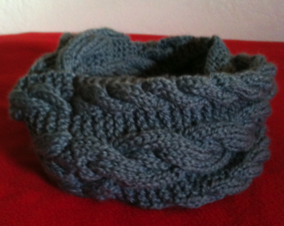 tricoter une echarpe bandeau
