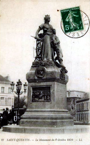 Monument 1870 St Quentin