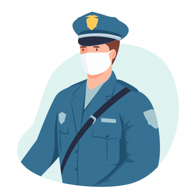 Des informations sur le métier d’officier de police © image libre de droits Google
